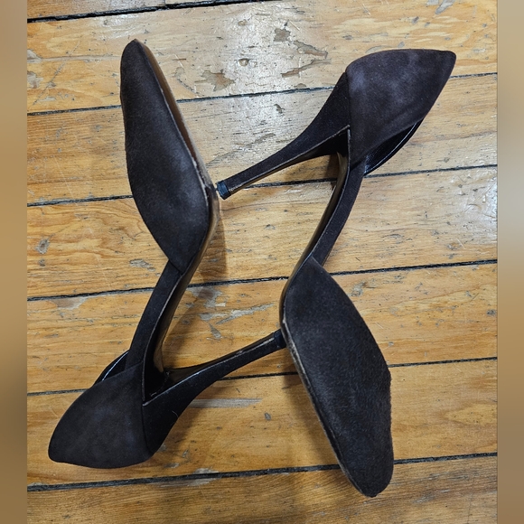 Prada Suede Heels 37 - Picture 3 of 9